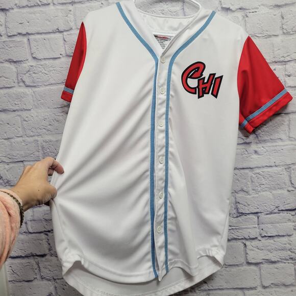 Vintage Sneak Gallery 23 Baseball Jersey‎ Size S Chi Red White Blue *READ - Picture 4 of 8